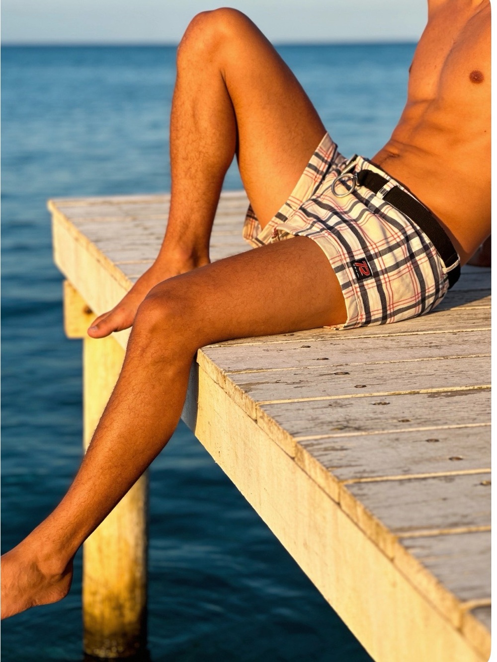 Pistol Pete Meridian Midcut Swim Trunk